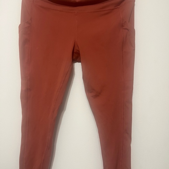 32 Degrees Orange High-Waisted Leggings - Picture 9 of 9